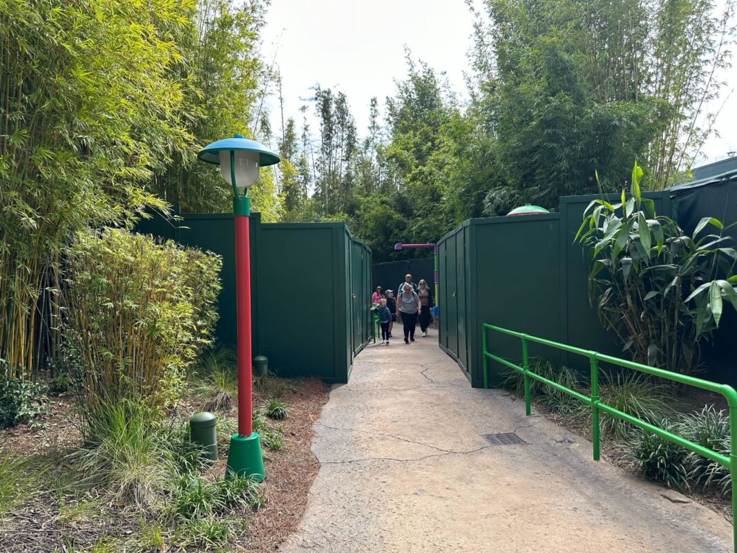 The entrance to Disney's Animal Kingdom, featuring the magical world of Toy Story Mania.