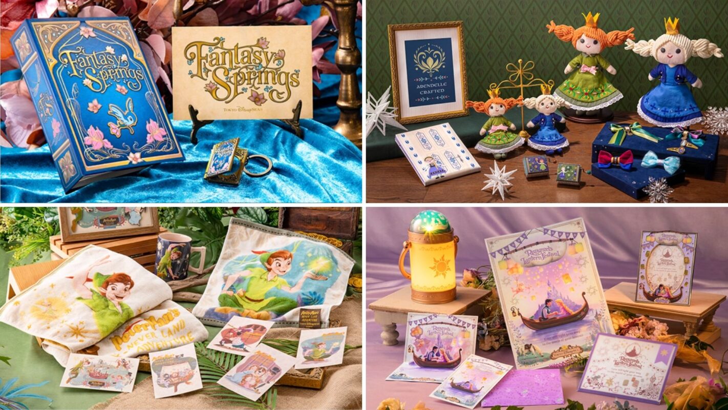 Fantasy Springs merchandise collage