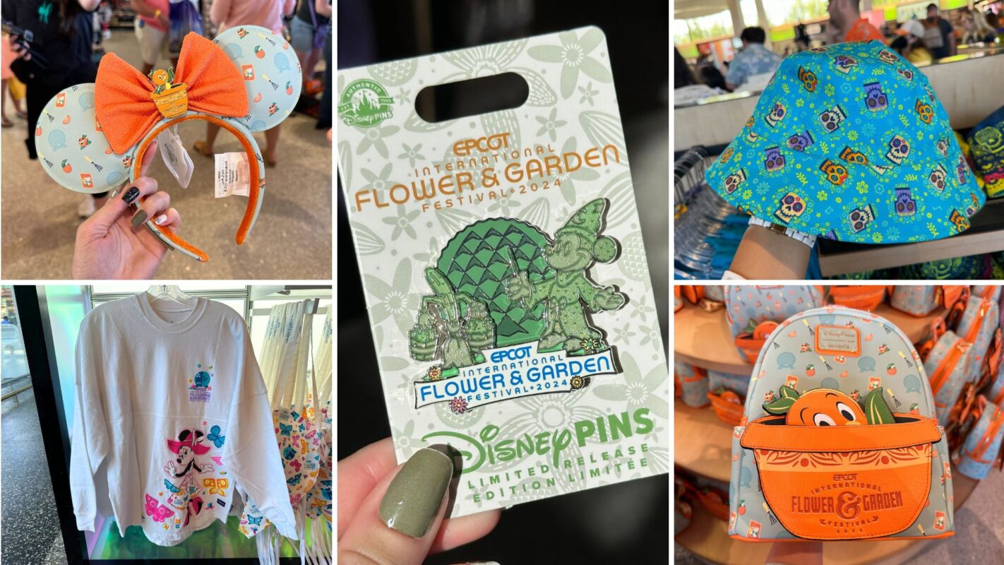 2024 EPCOT International Flower & Garden Festival merchandise collage