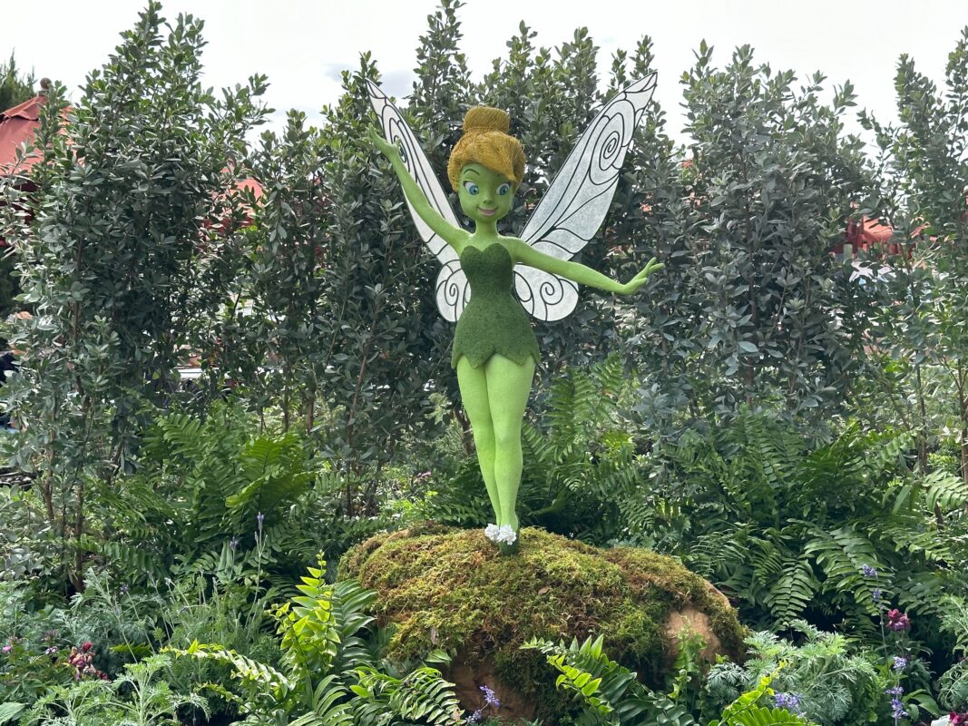 Tinker Bell topiary