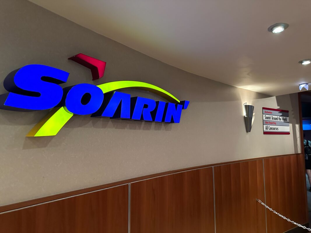 Soarin' sign at EPCOT