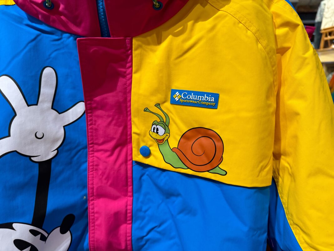 Snail on Columbia jacket