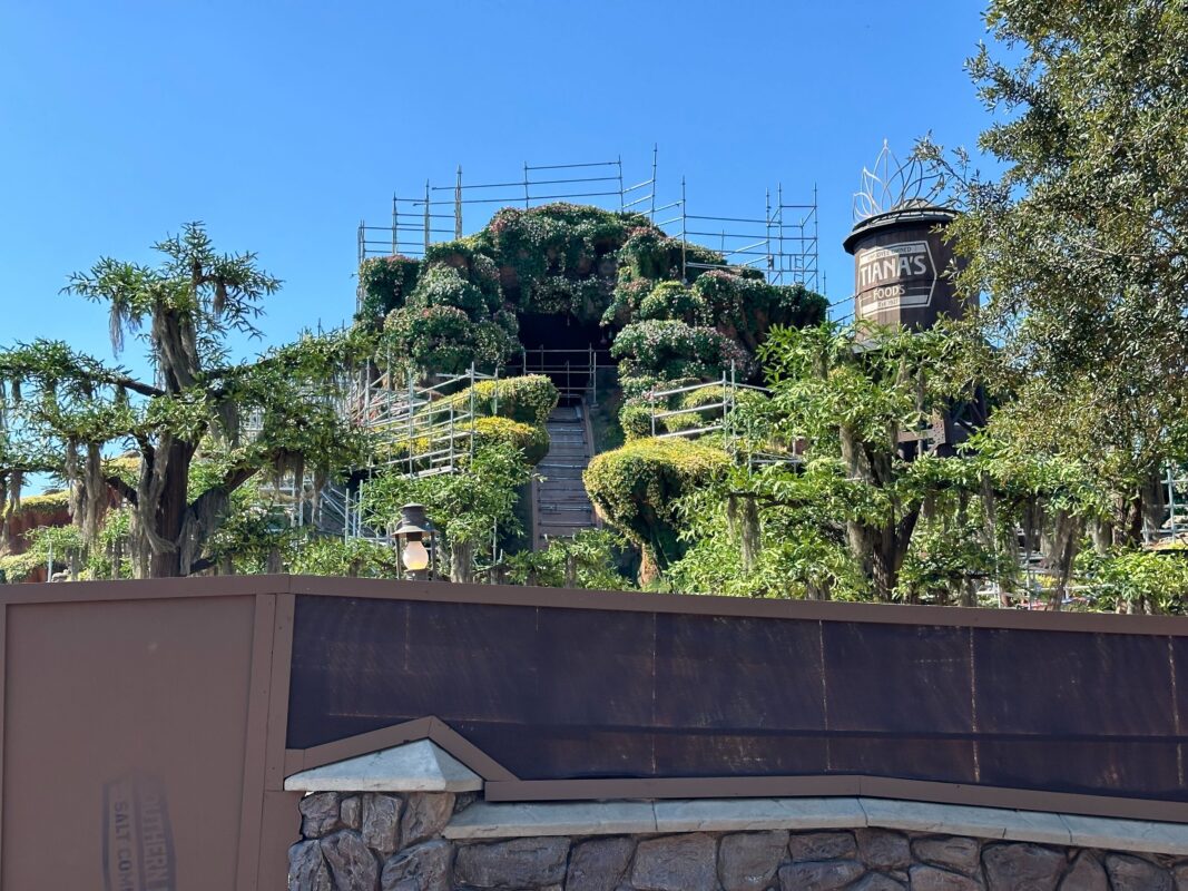 Front of Tiana's Bayou Adventure