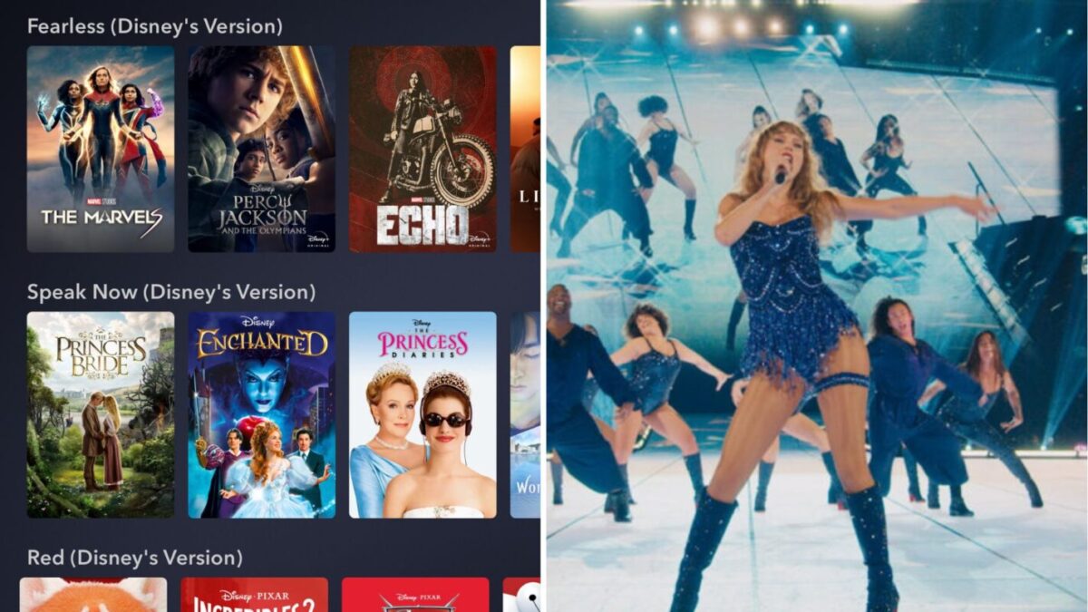 Disney+ Features Taylor Swift-Inspired Categories in Honor of Eras