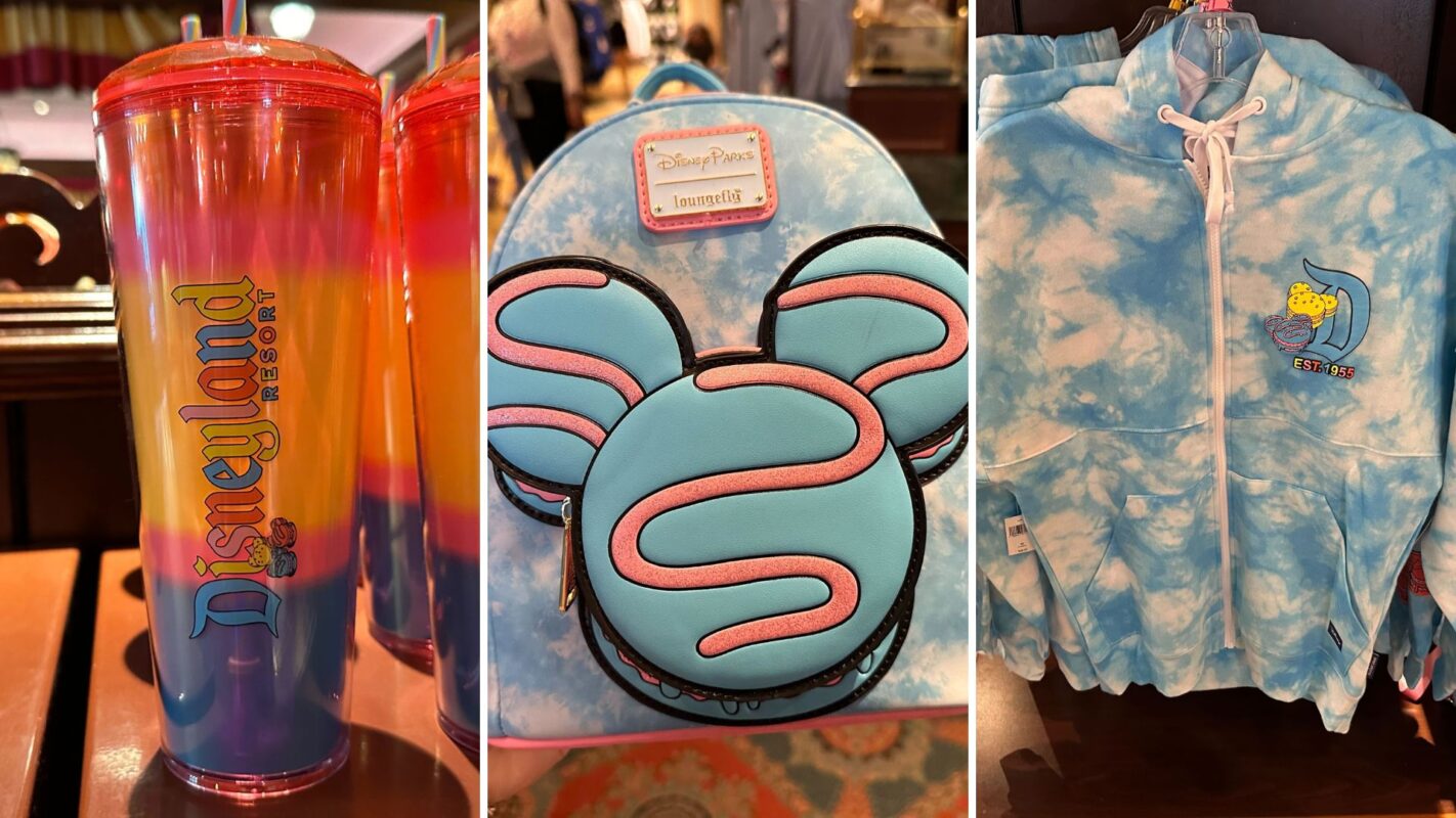 Disney Eats Macarons tumbler, Loungefly, and Spirit Jersey