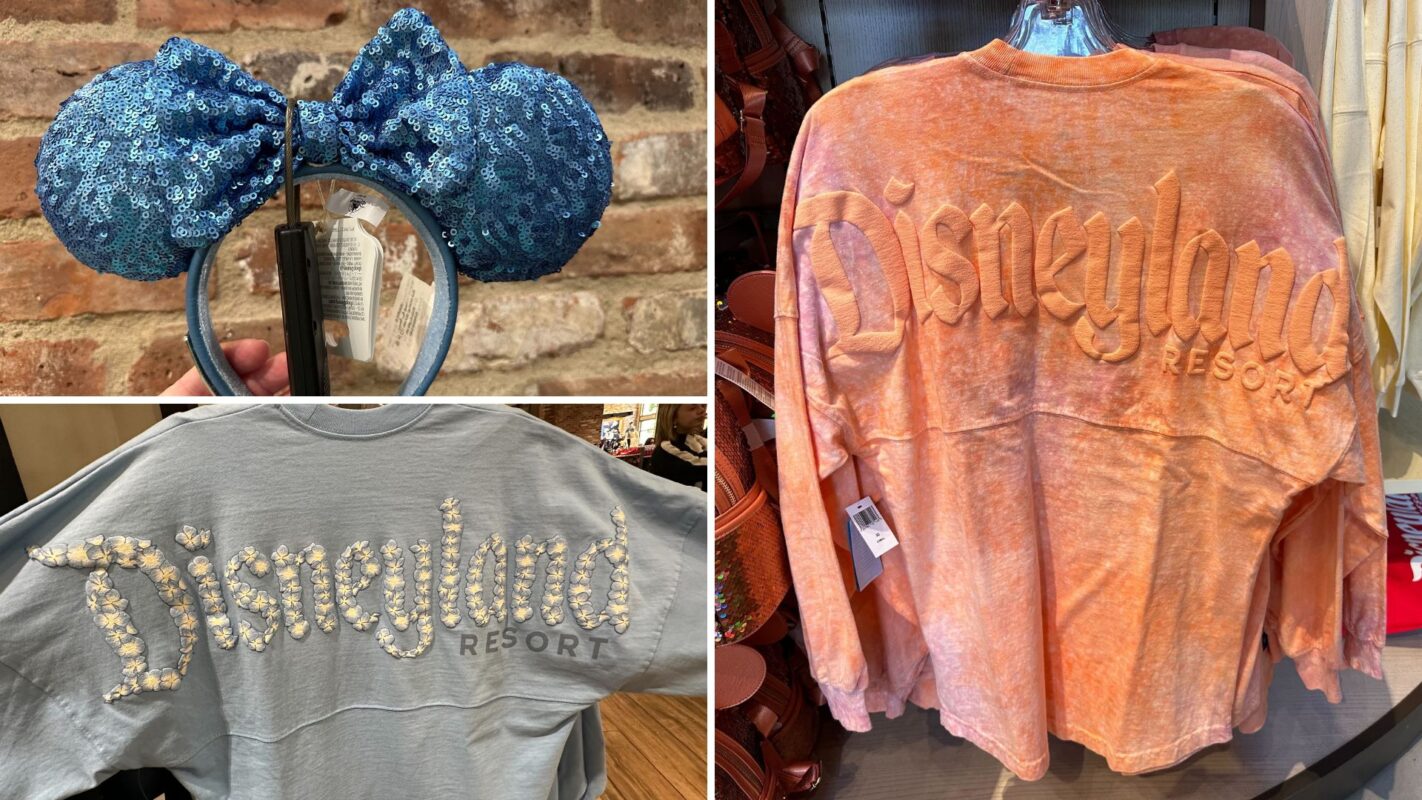 hydrangea ear headband, hydrangea spirit jersey, and peach tie-dye spirit jersey