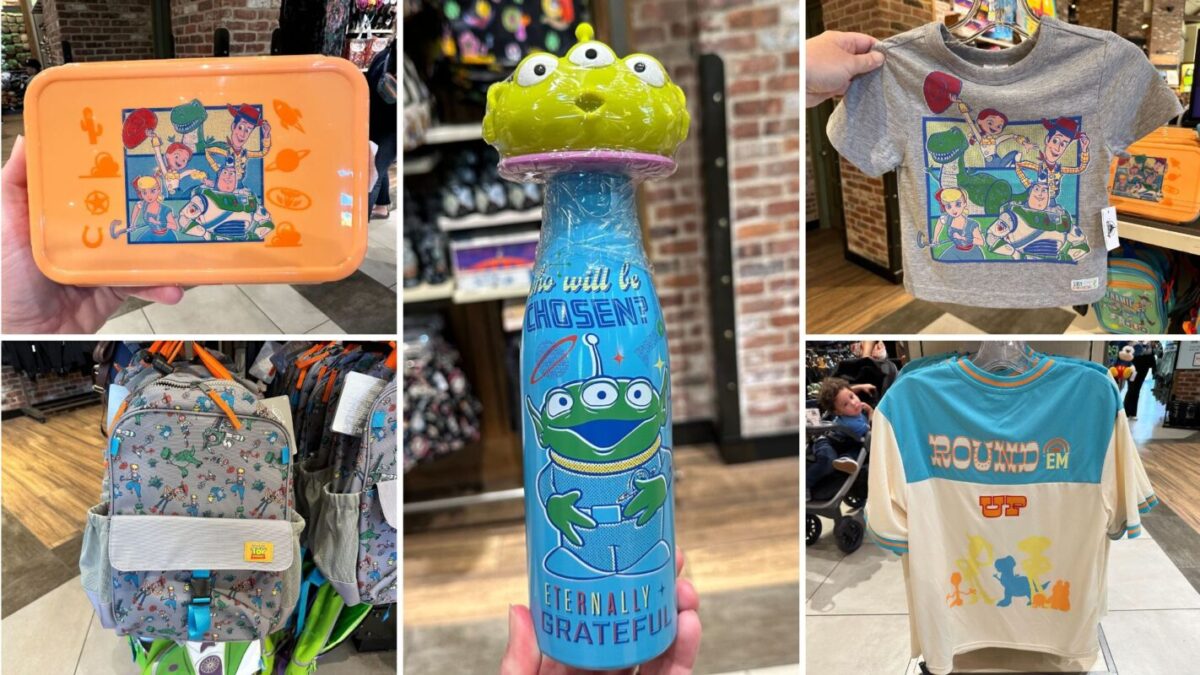 Toy Story merchandise collage