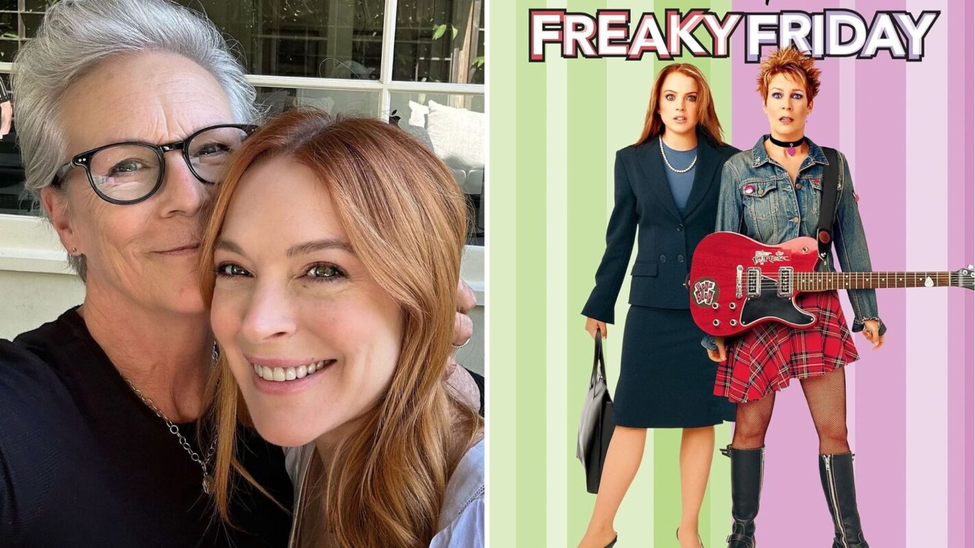 Jamie Lee Curtis and Lindsay Lohan; Freaky Friday (2003) poster
