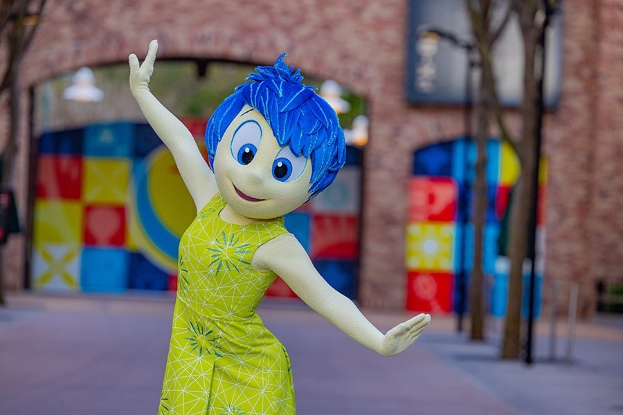 Joy at Pixar Plaza in Disney's Hollywood Studios