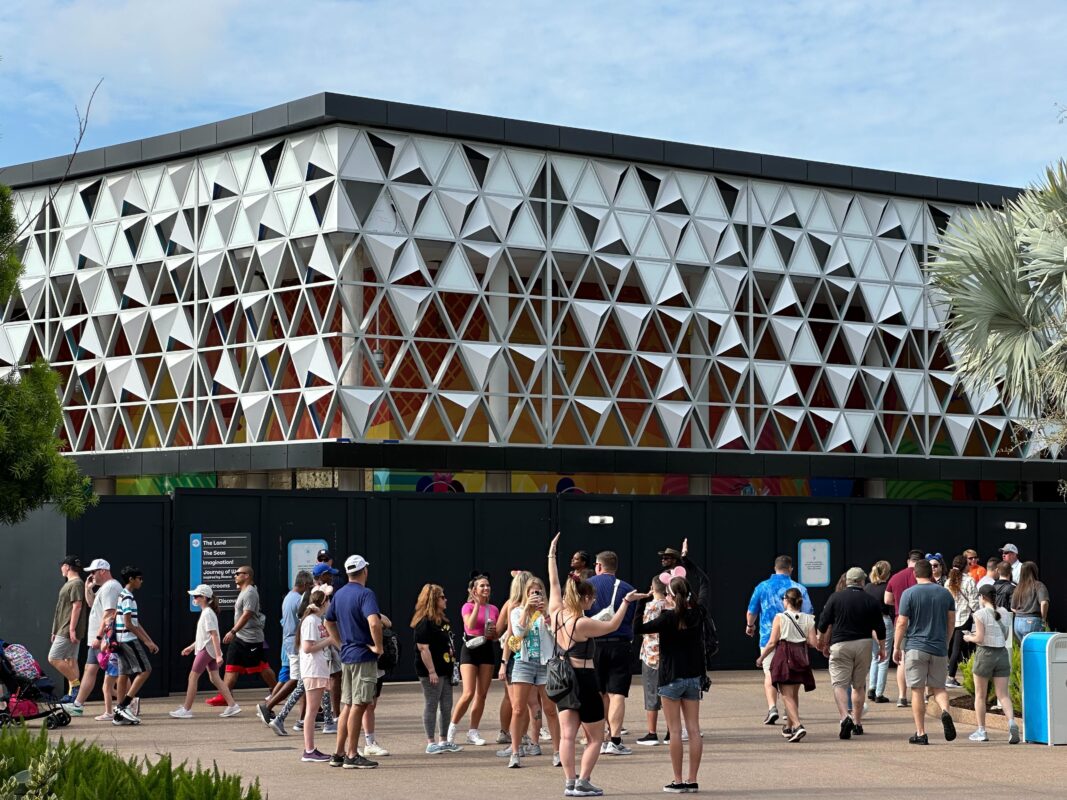 CommuniCore Hall behind construction walls