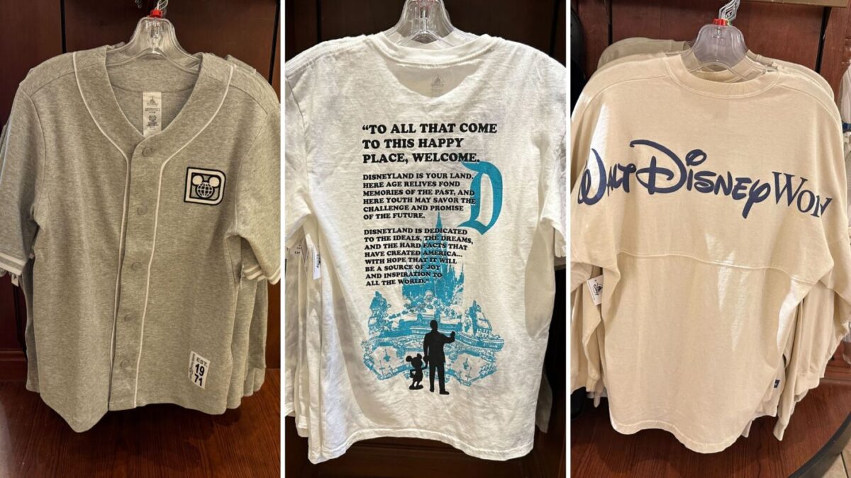 Walt Disney World jerseys and Disneyland tee