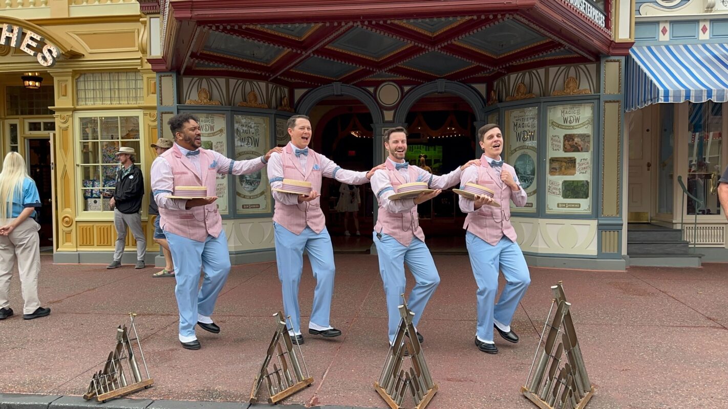 Dapper Dans in pastel spring/Easter outfits