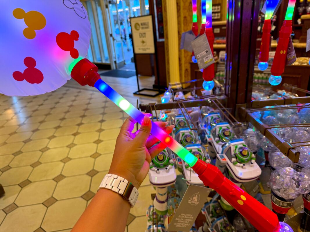 Mickey Mouse balloon wand area