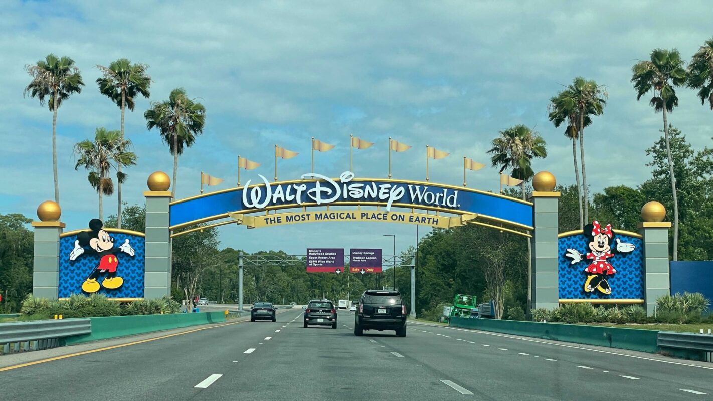 Walt Disney World entrance arch