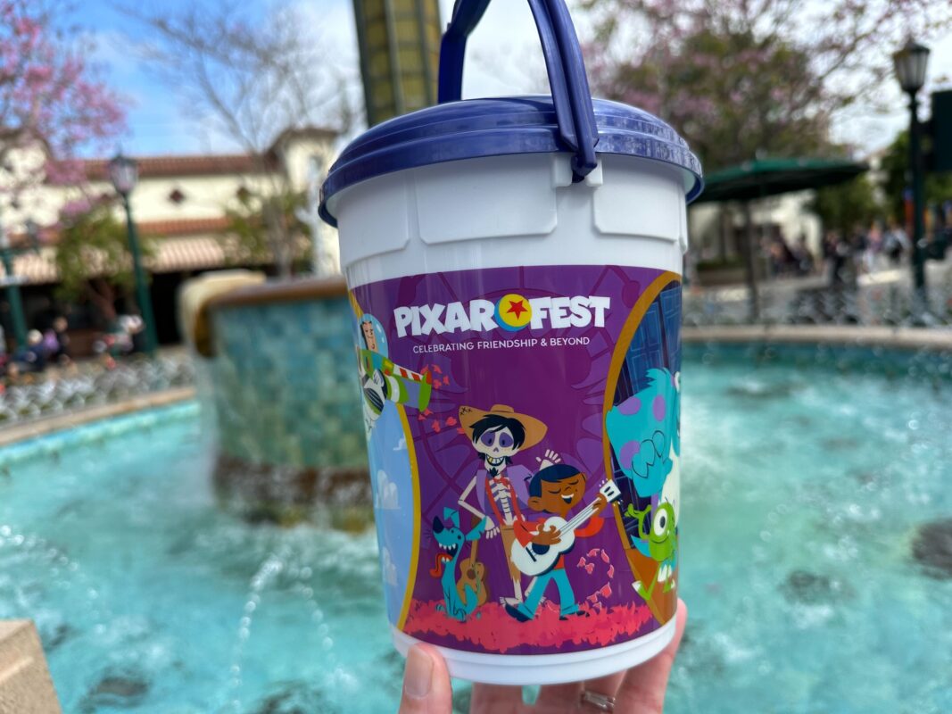 Pixar Fest popcorn bucket