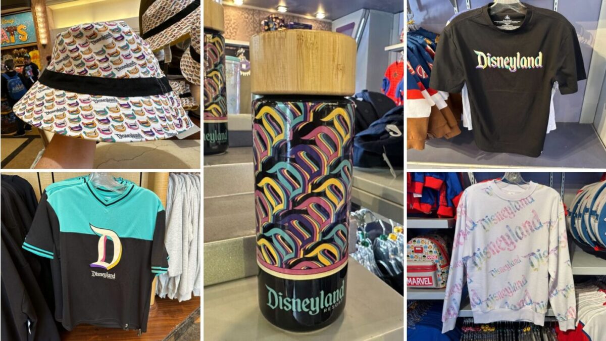 Disneyland Resort apparel and bottle