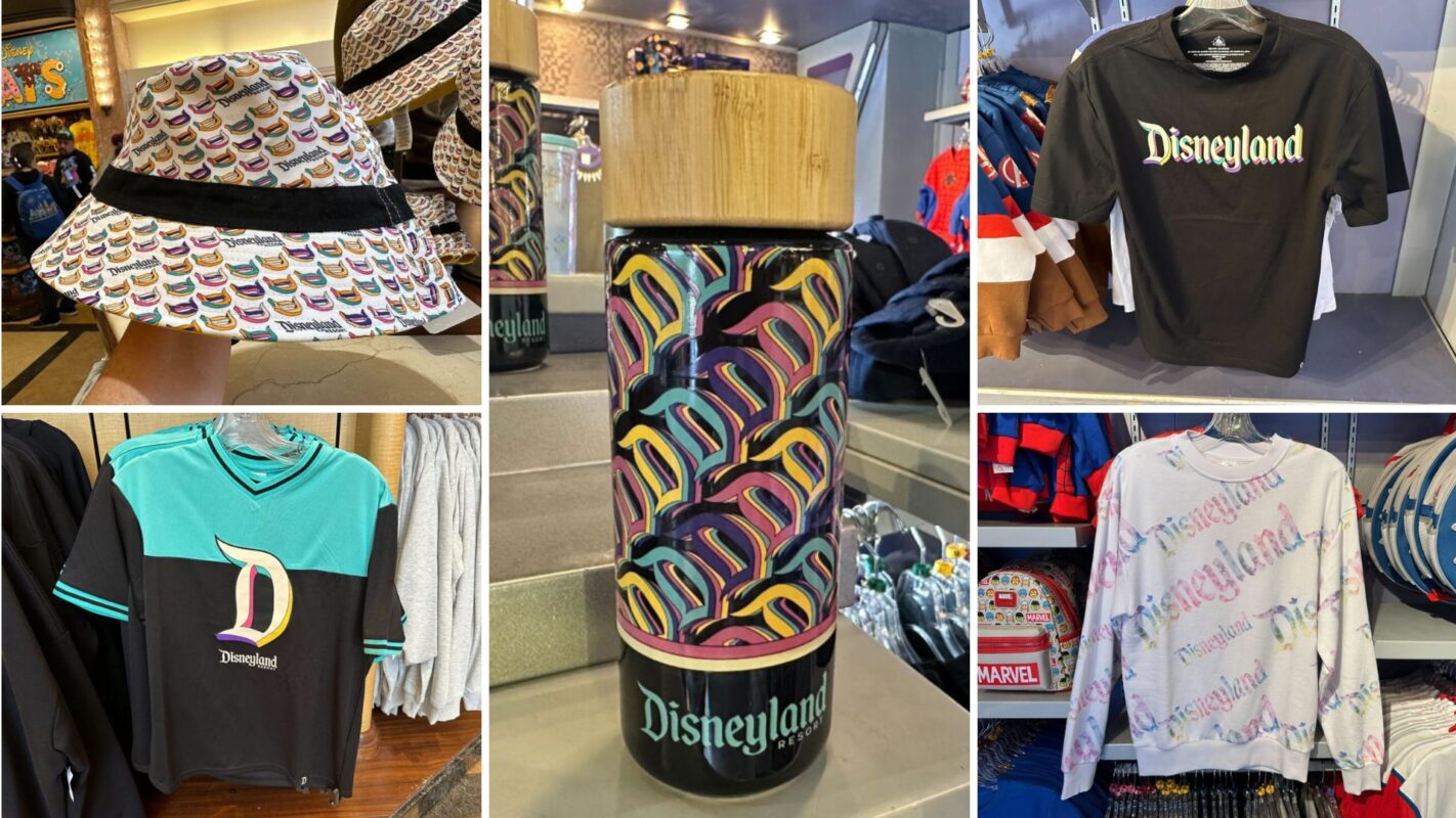 Disneyland Resort apparel and bottle