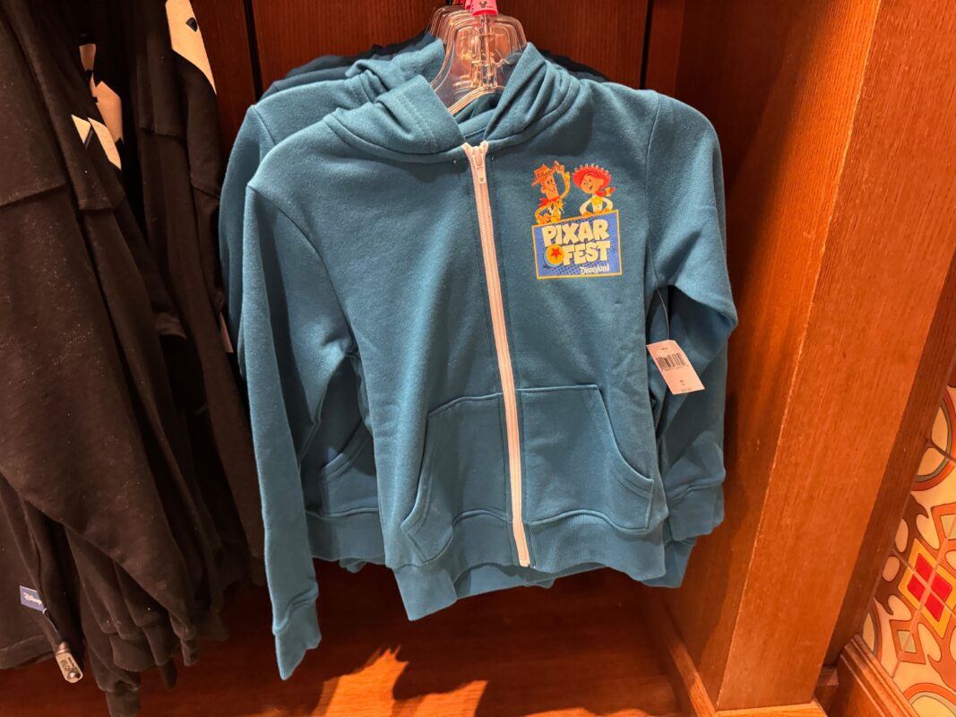 The front of a youth Pixar Fest hoodie.