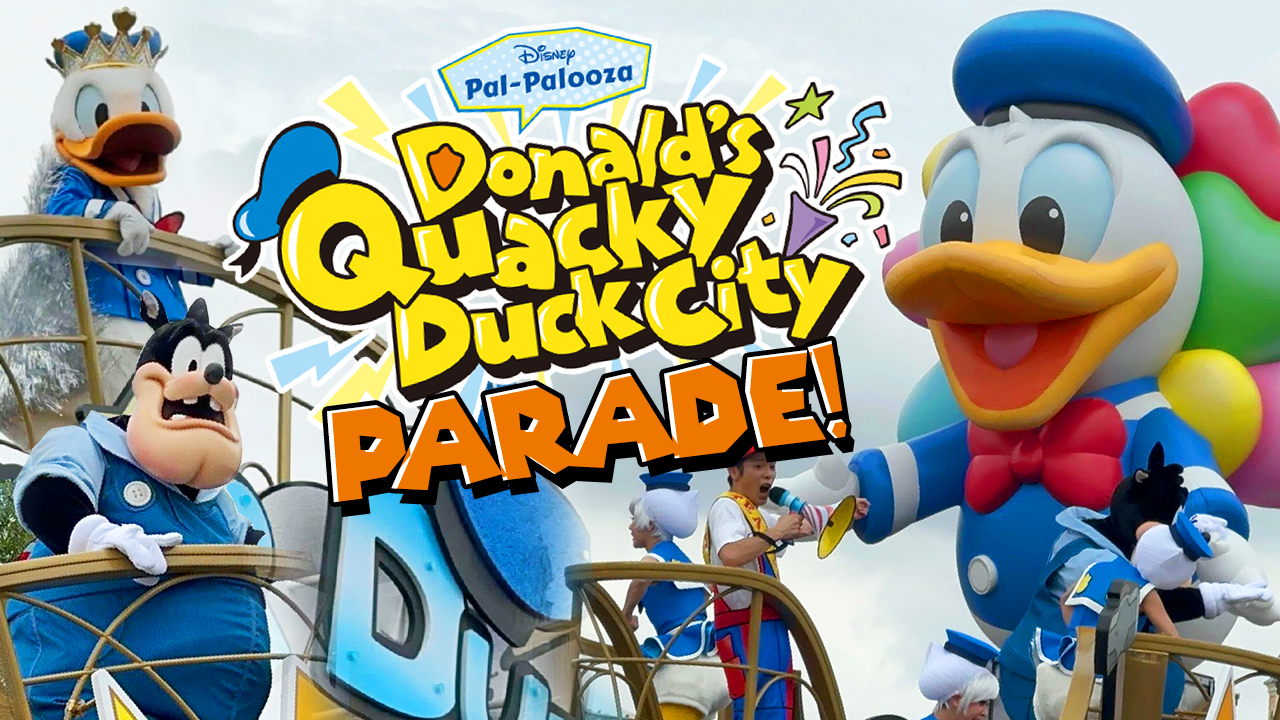 Quacky Celebration: Donald the Legend! parade graphic