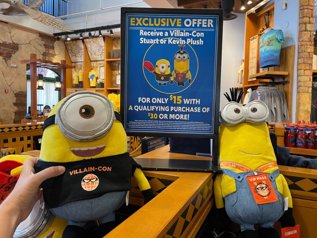 Minions plush offer
