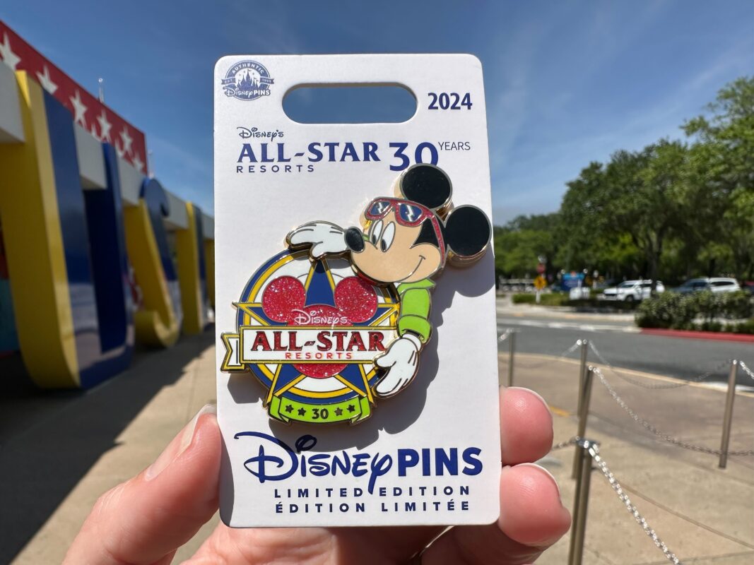 Limited Edition Disney's All-Star Resorts 30th Anniversary Pin