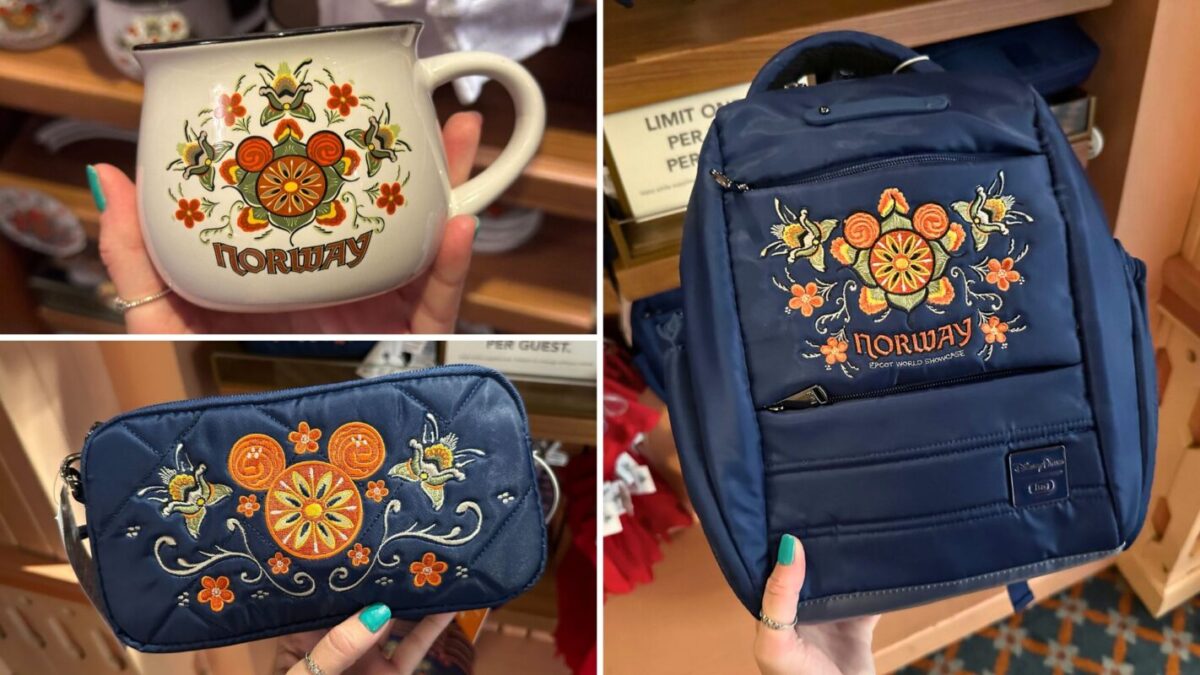 Norway Pavilion mug and Lug bags