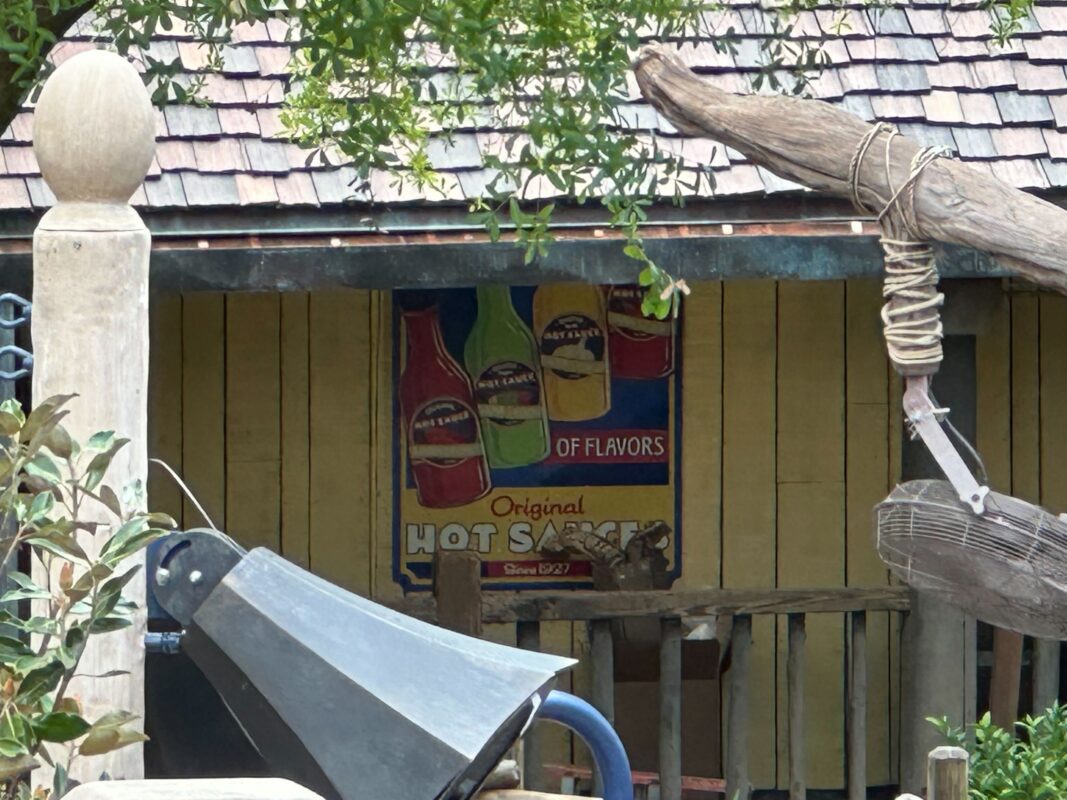 Original Hot Sauces sign