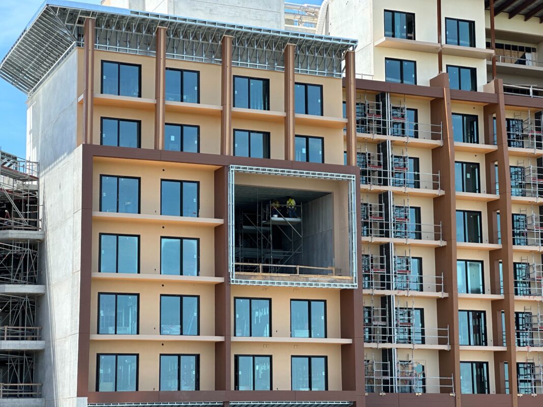 Open square in DVC tower