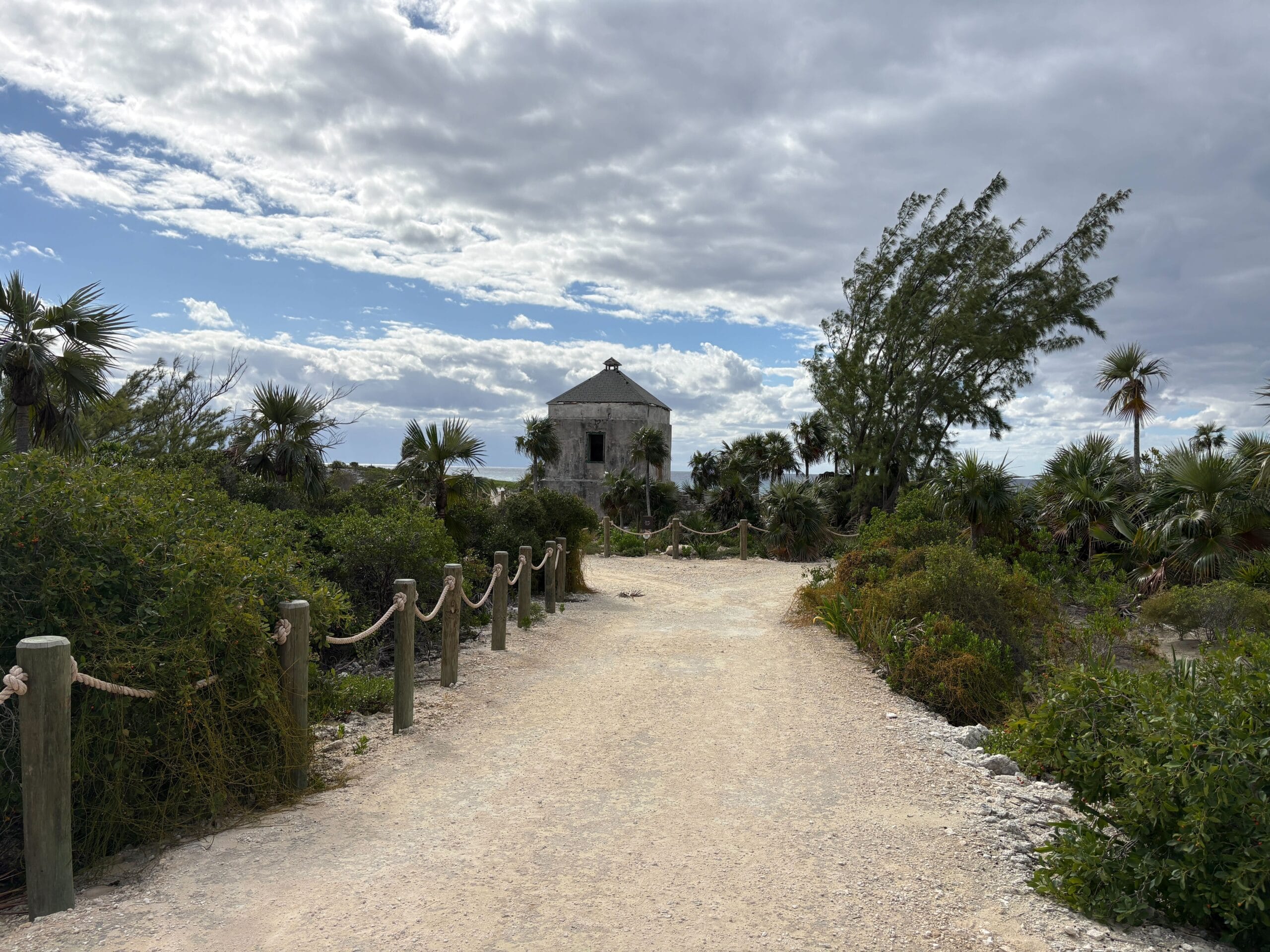 Nature trail on Disney's Lookout Cay at Lighthouse Point island