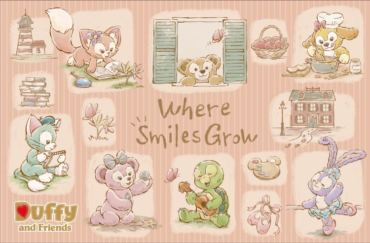 New Duffy & Friends 'Where Smiles Grow' Merchandise, Menu Items