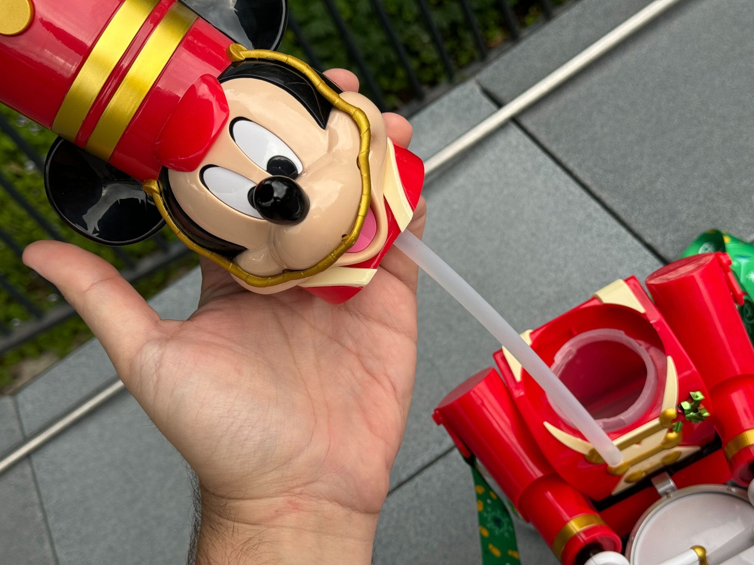 Mickey Toy Soldier Drummer Sipper Marches Into Disneyland - WDW
