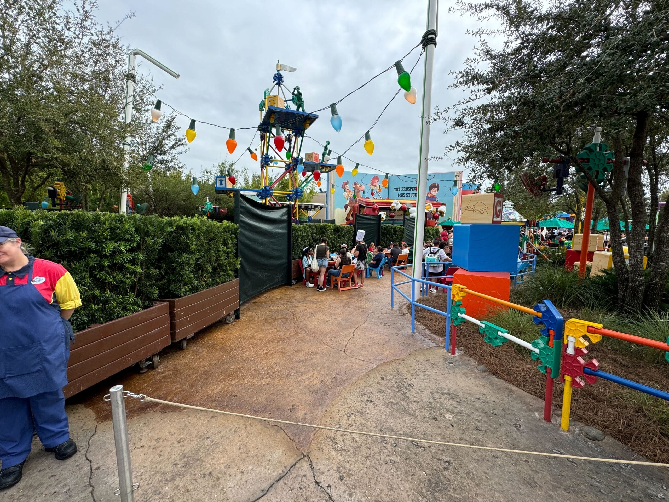 Some Woody's Lunch Box Seating Reopens in Toy Story Land at