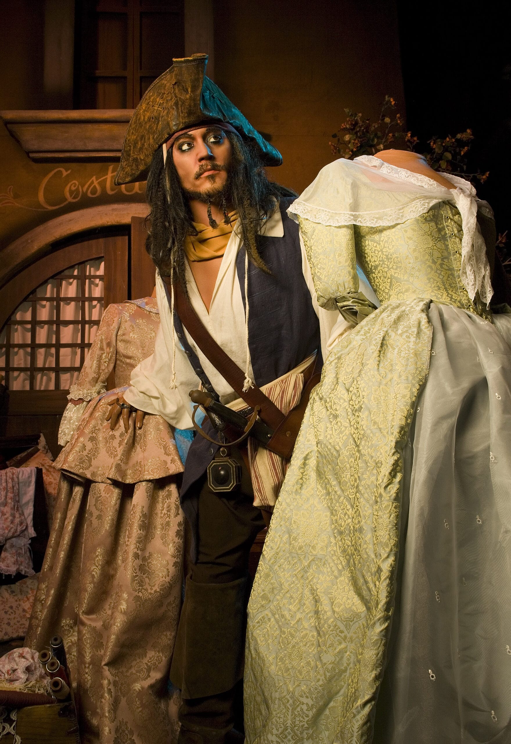 Captian Jack Sparrow Pirates of the Caribbean pirate hides