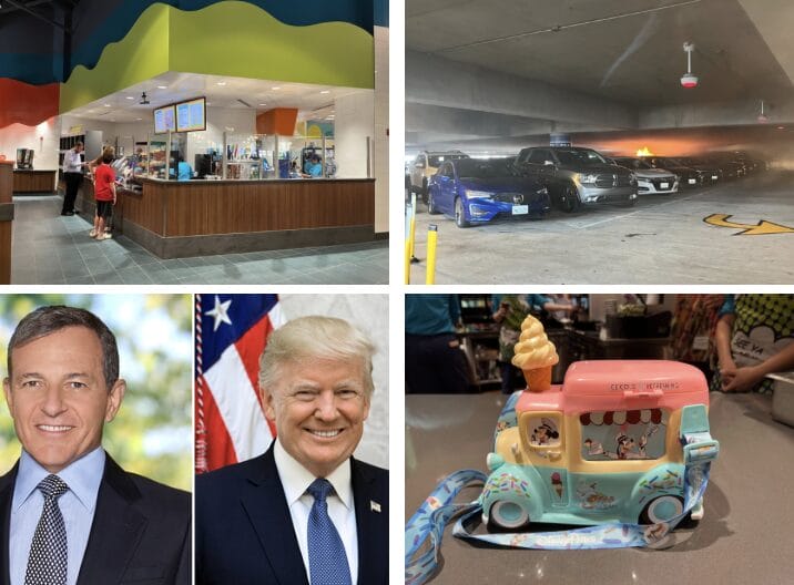 Daily Recap: A collage of four images captures a man at a restaurant counter, cars parked in a garage, two men's portraits, and an ice cream-themed toy vehicle on a counter—a snapshot of life's moments & more. 4/1/25.