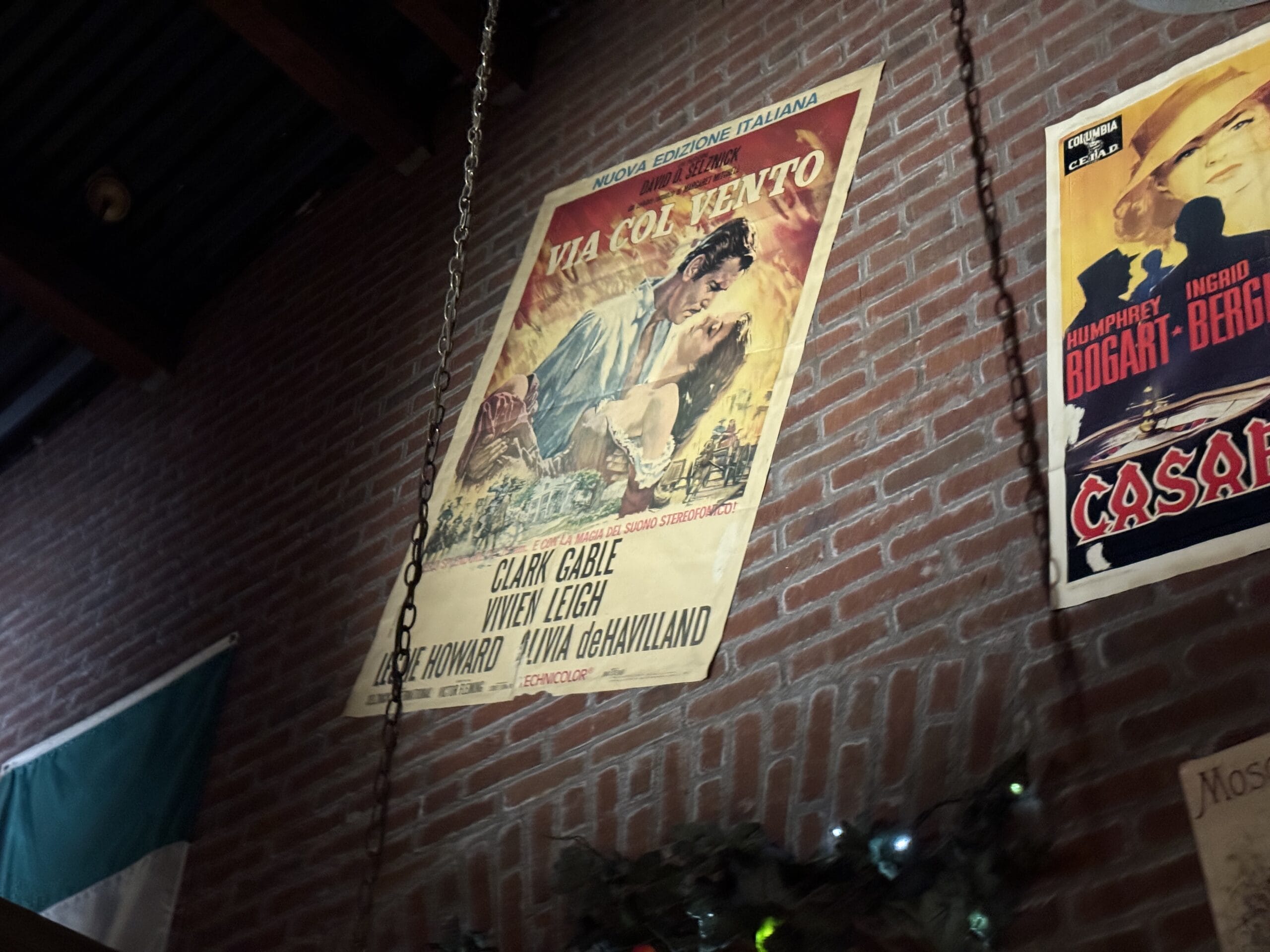 A vintage Italian movie poster at Mama Melrose’s Ristorante Italiano adds classic charm to Disney's Hollywood Studios.