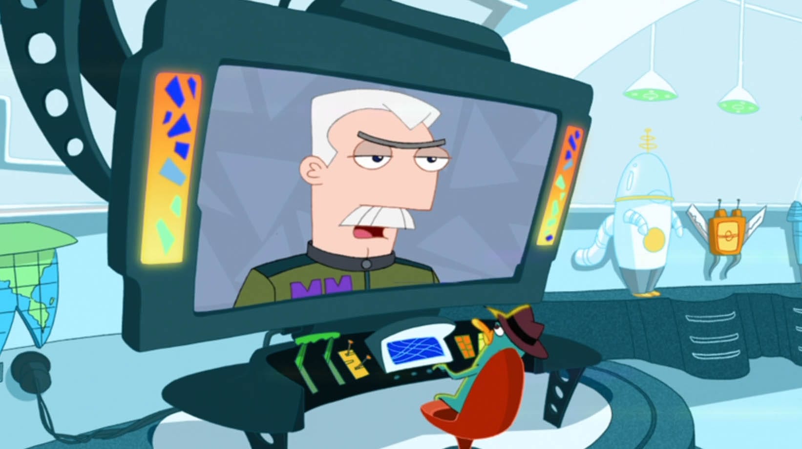 major monogram from phineas and ferb