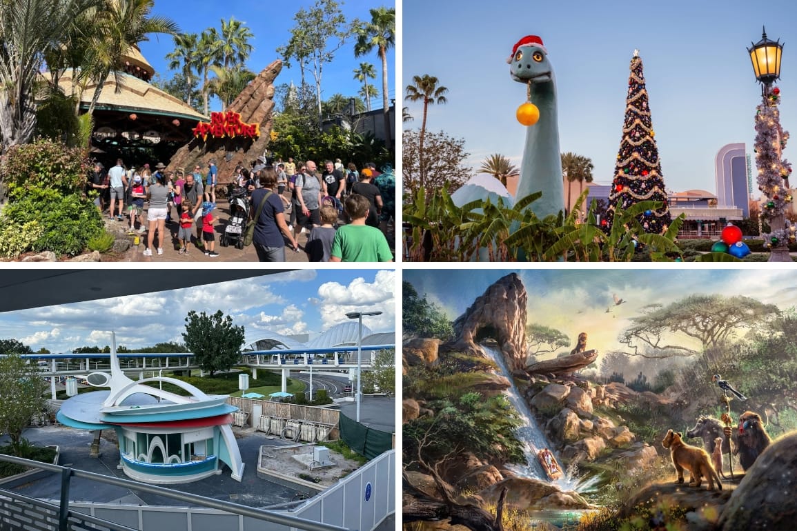 Daily Recap: Jurassic Park River Adventure closing for 11 months, Florida residents get Walt Disney World discounts, Cool Ship's new exterior revealed, concept art for Disneyland Paris' upcoming Lion King log flume attraction.