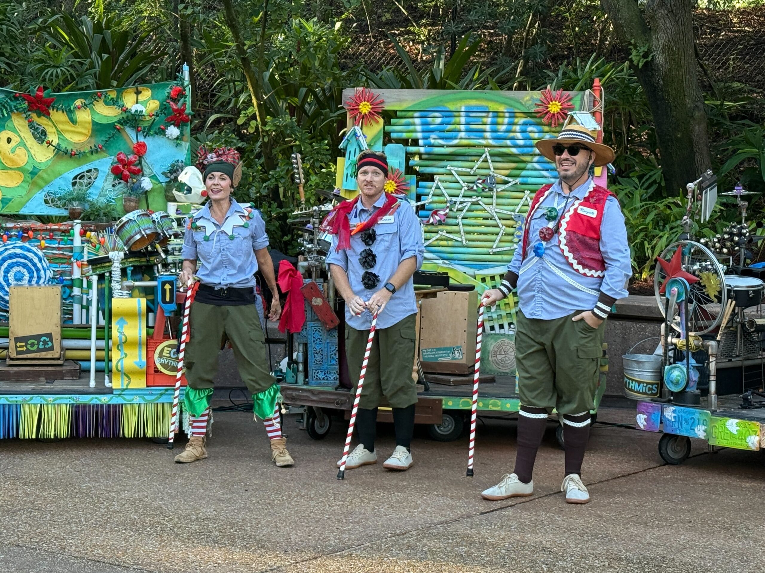 Eco Rhythmics Band Debuts Holiday Show at Animal Kingdom