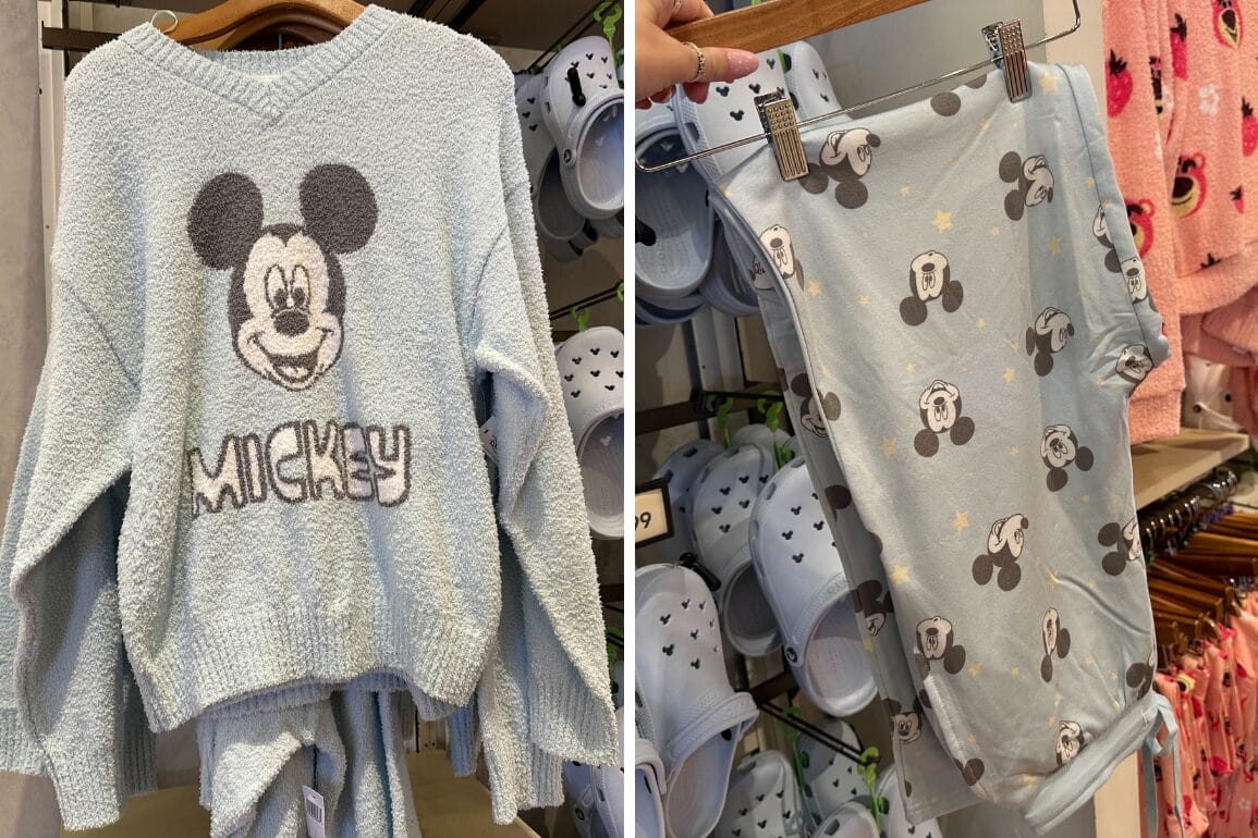 Mickey loungewear set now available at Walt Disney World.