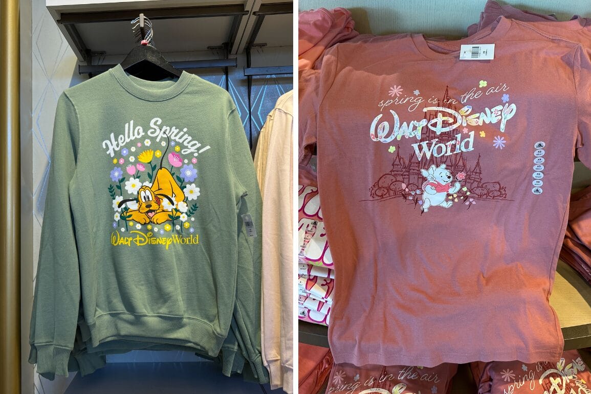First 2026 Spring merchandise featuring Pluto and Winnie the Pooh arrive to Walt Disney World.