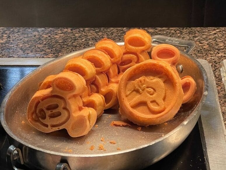 Simba waffles at Boma's breakfast buffet