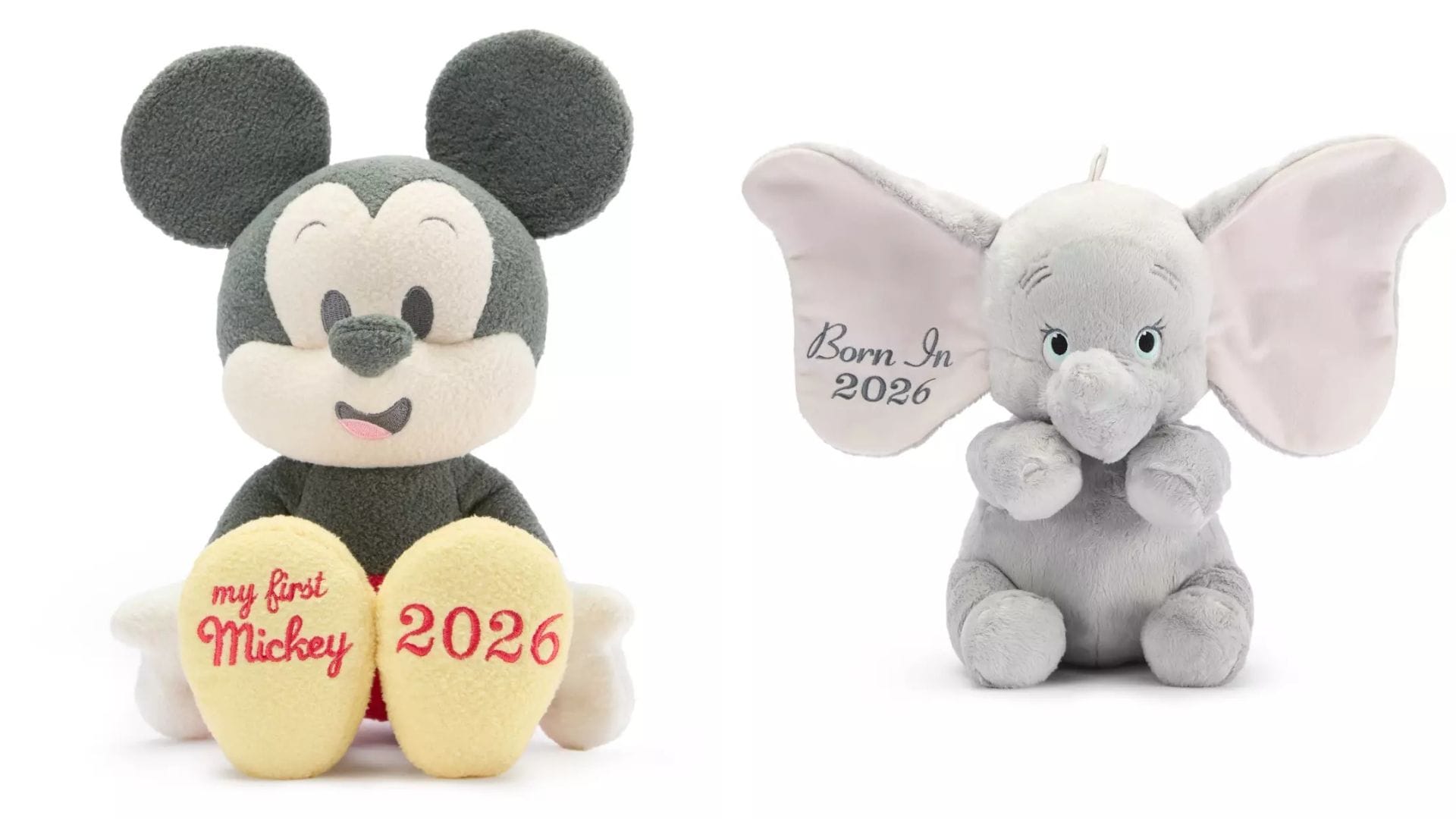 2026 Baby Plush Mickey, Minnie, and Dumbo Available Online