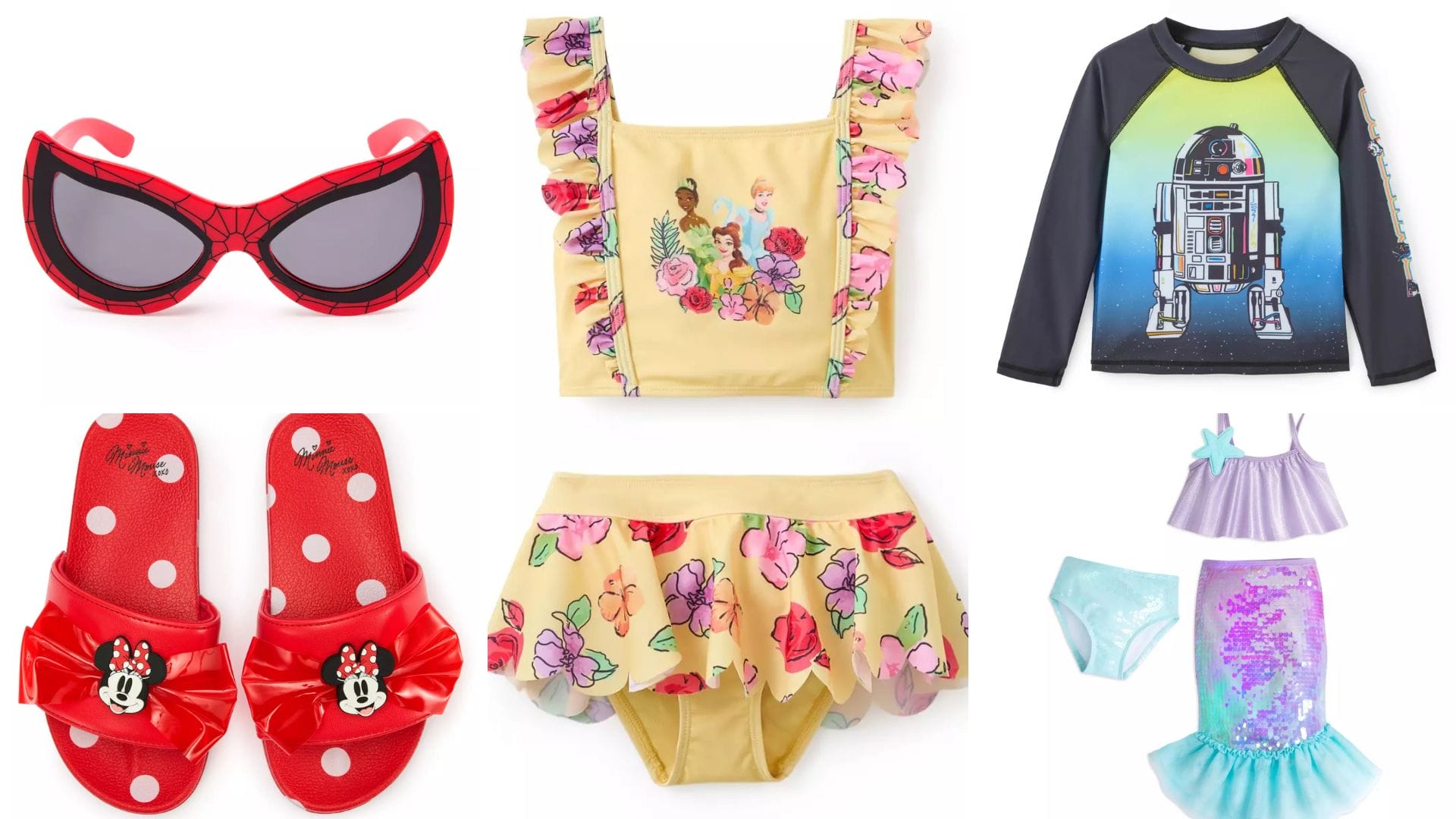 New Kids Swimwear, Accessories, and Beach Towels From Disney Store
