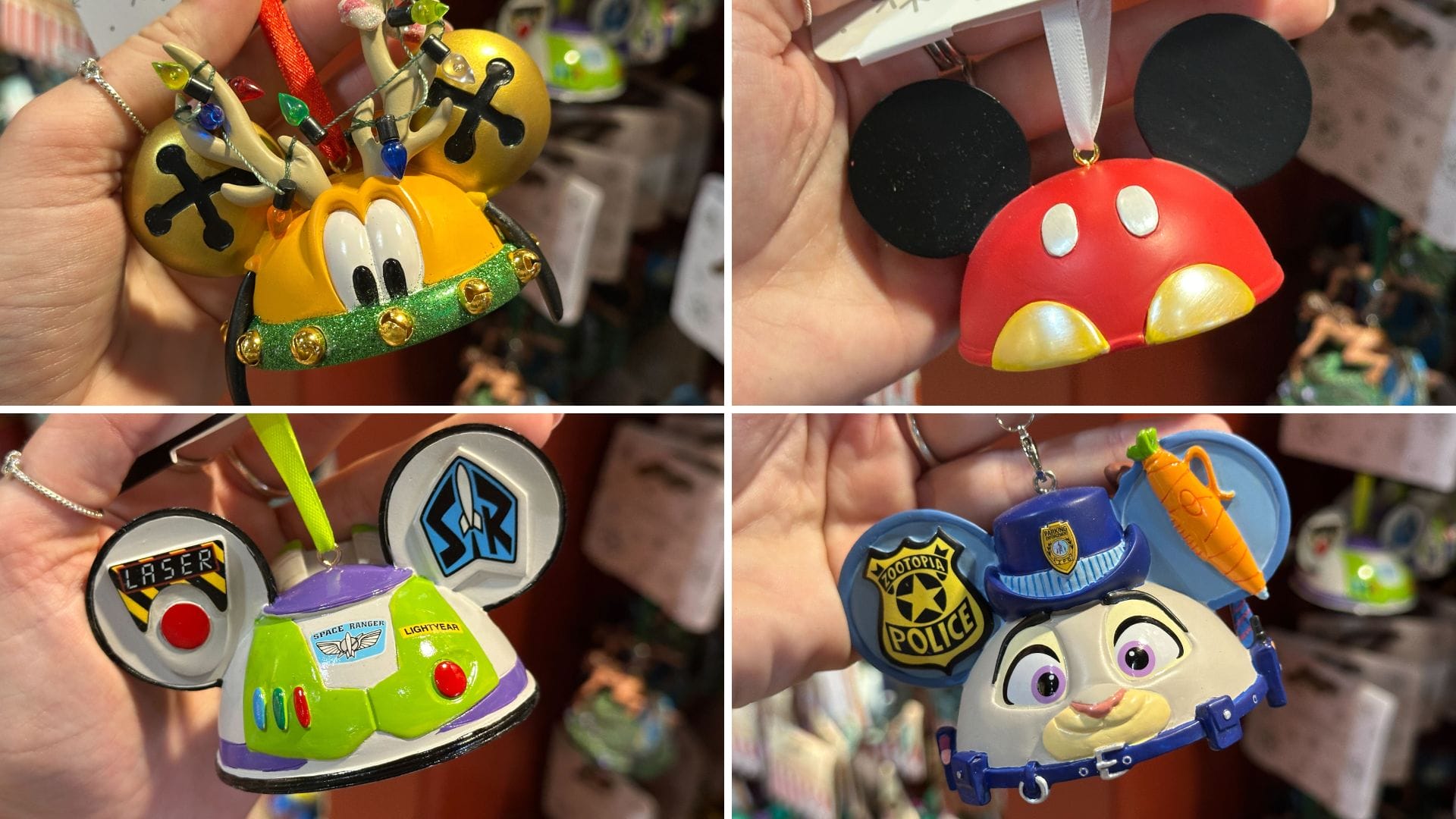 New Character-Inspired Mickey Ear Hat Ornaments at Walt Disney World