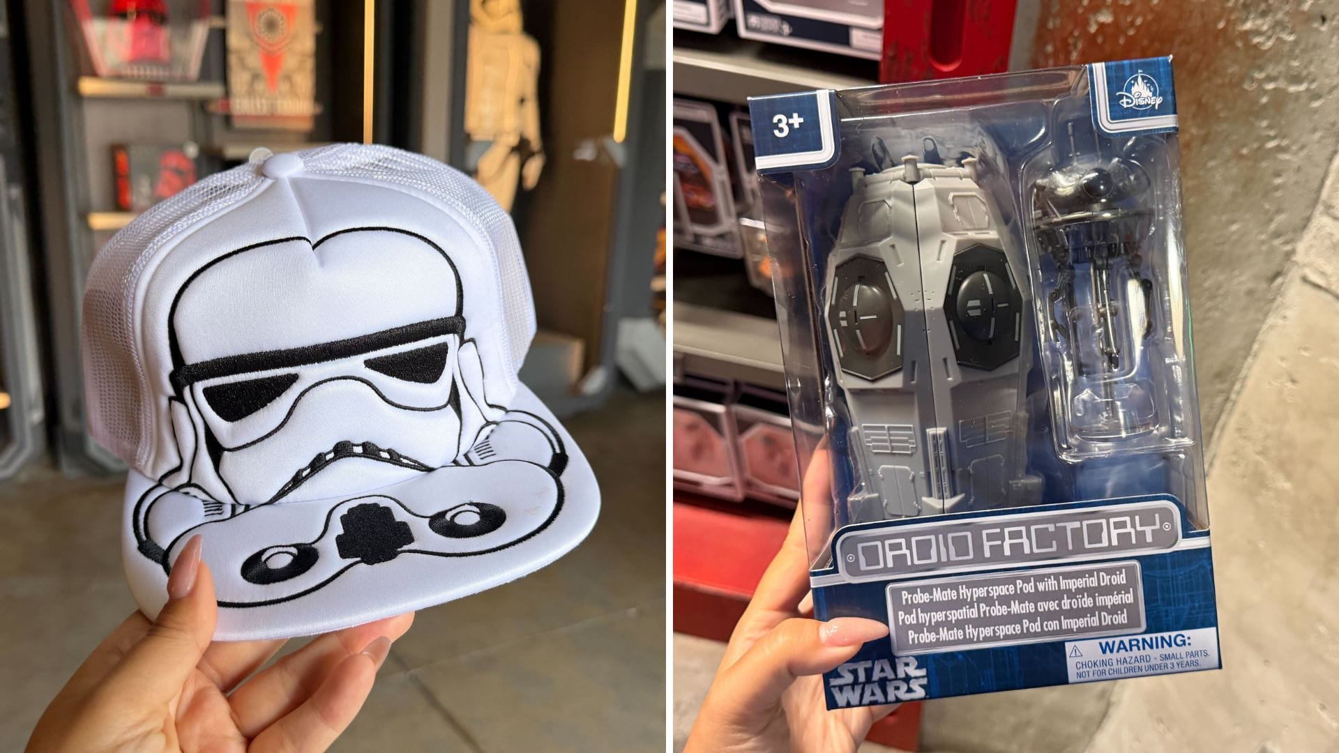 Stormtrooper Hat & Imperial Droid Arrive at Star Wars: Galaxy's Edge in Walt Disney World