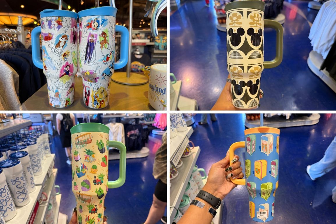 New tumblers now available at the Disneyland Resort.