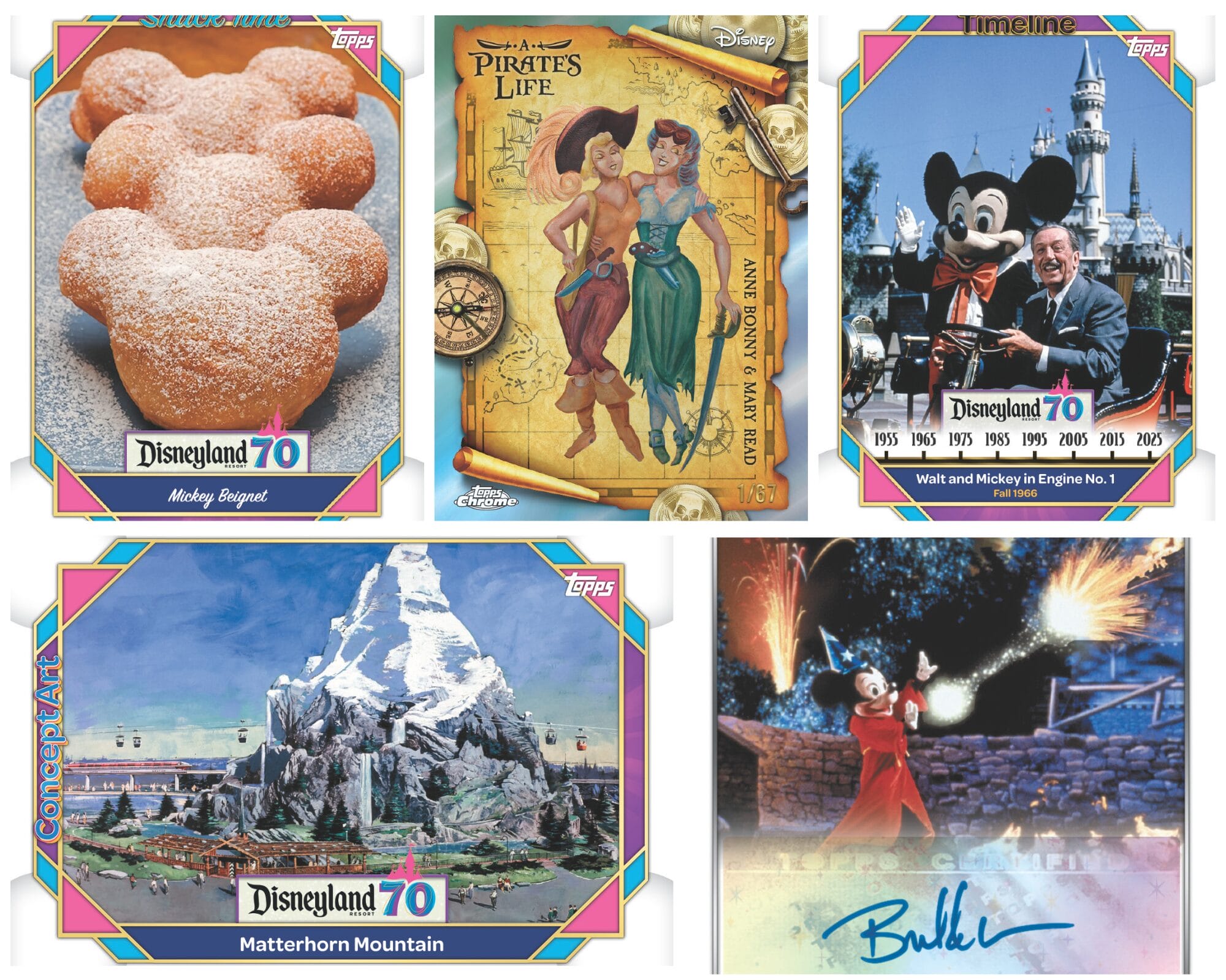 Topps Disneyland 70th Trading Cards Coming Soon