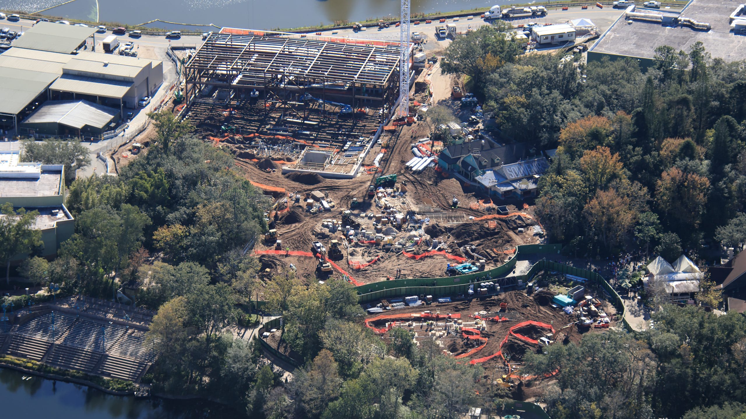 Aerial Views of Tropical Americas Provide Construction Update in Animal Kingdom
