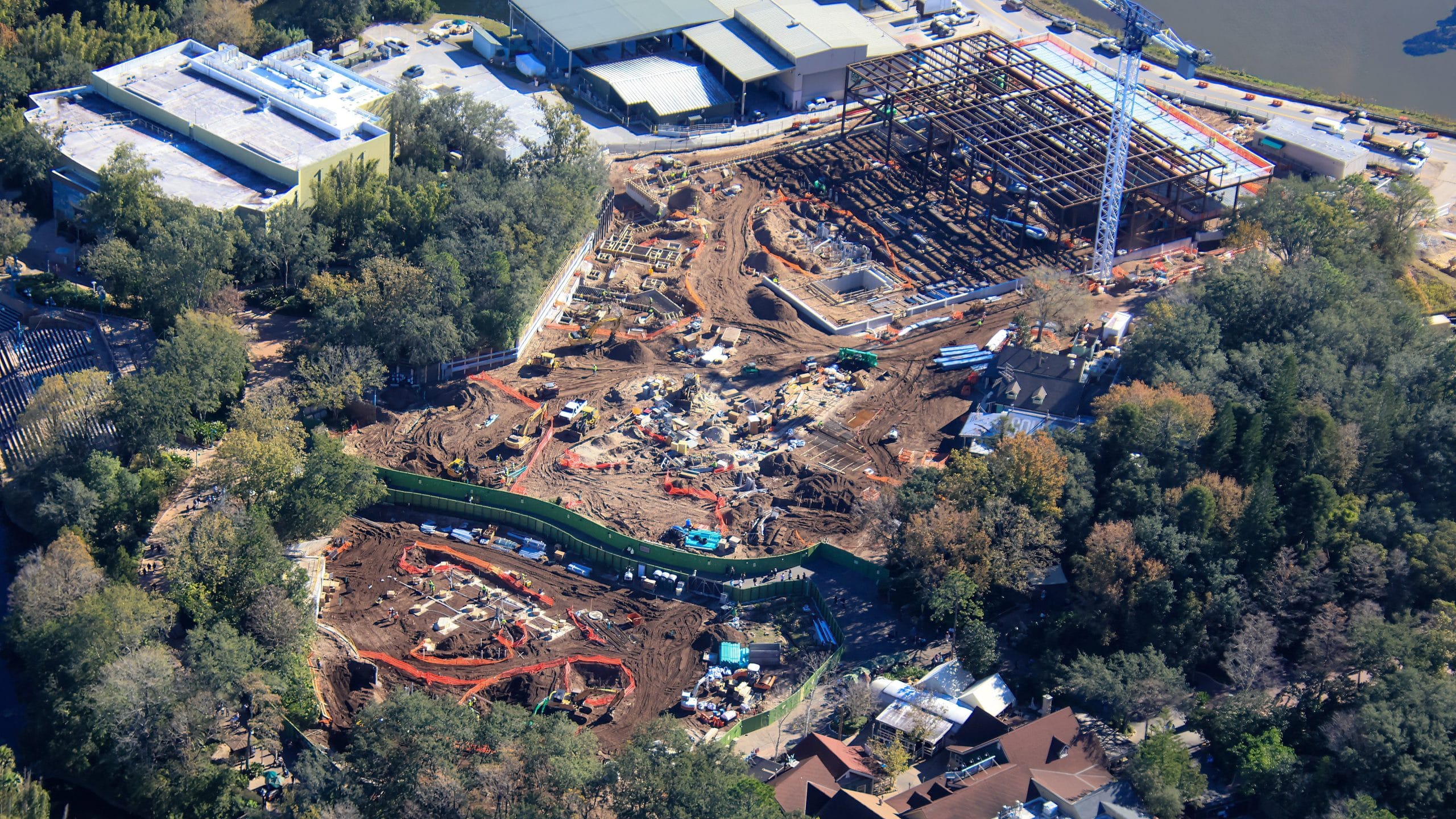Aerial Views of Tropical Americas Provide Construction Update in Animal Kingdom