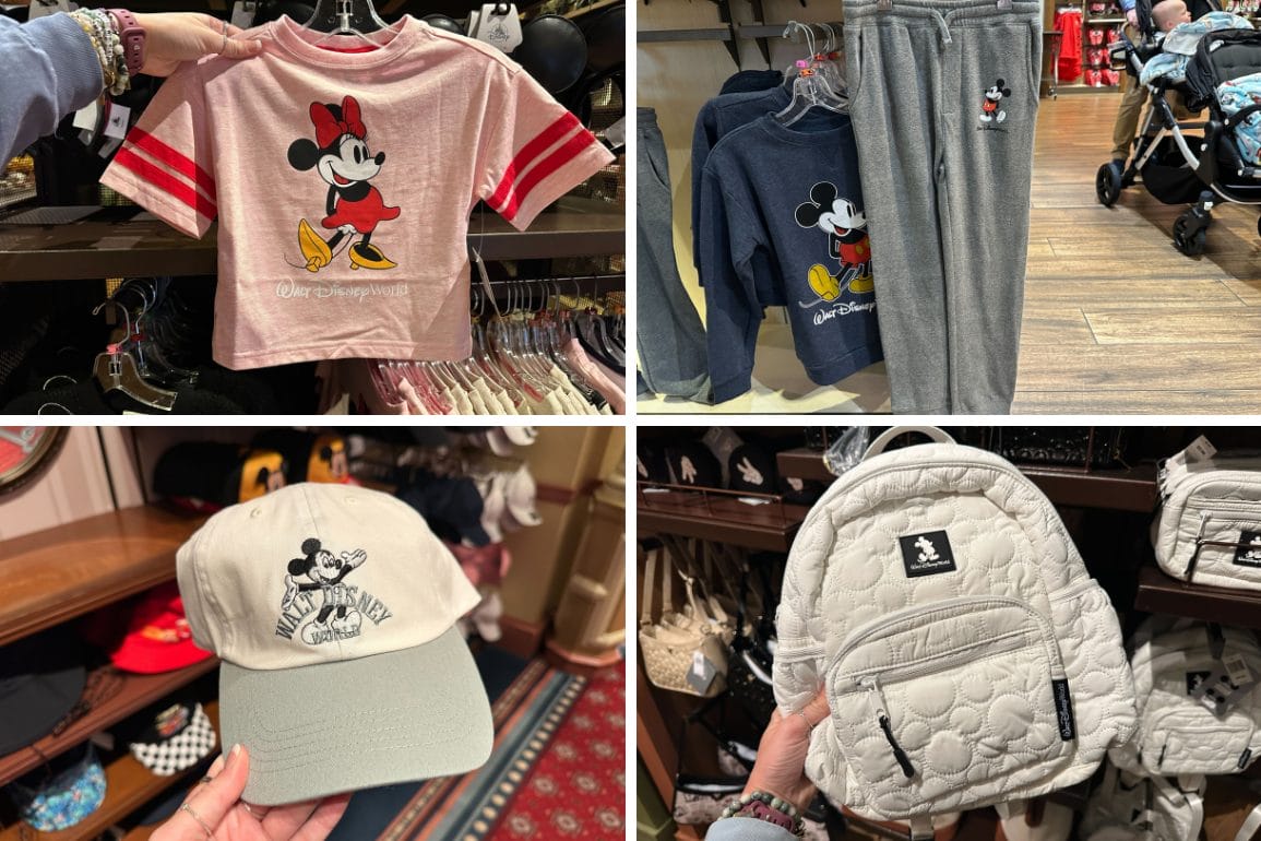 New Mickey and Minnie merchandise now available at Walt Disney World.